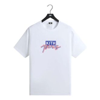 Kith Paris Classic Logo T-Shirt White KHMG030072-101