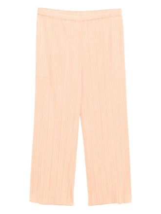 Pleats Please Issey Miyake MC August trousers - Orange