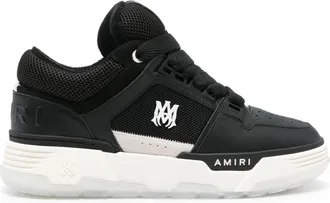 Amiri MA-1 panelled sneakers - men - Calf Leather/Fabric/Fabric/Rubber - 42 - Black