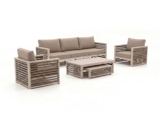 Bellagio la vita attrattiva Bellagio Cadora stoel-bank loungeset 5-delig 5-zits