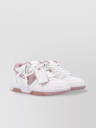 Off-white leather out of office low-top sneakers