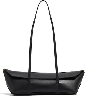 CHRISTOPHER ESBER Tassen, Dames, Zwart, ONE Size, Leer, Zwarte leren tas met logo