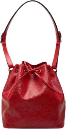 Louis Vuitton Pre-owned Petit Noe - Dames - Vintage Tas - Rood - ONE Size - Leer - Vintage