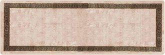 vidaXL Pasillo De Alfombra Marsa Negro 100 X 300 Cm Poli&eacute;ster Y Pvc Vidaxl