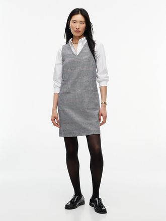 Tommy Hilfiger Womens Glen Plaid Sleeveless Mini Dress - Navy Blue - XL