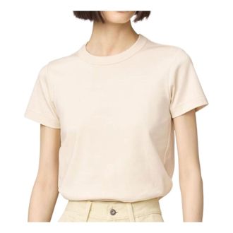 Uniqlo (WMNS) UNIQLO Crew Neck T-Shirt Natural 483456-30