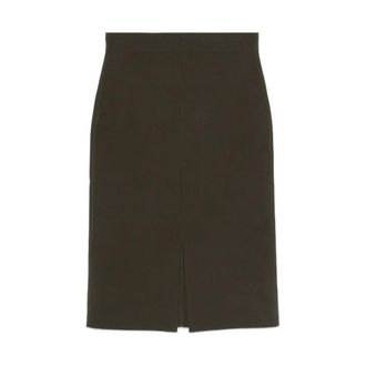 Joseph Joseph, Pencil Skirts, female, Green, Size: XS Safir Compact Milano Knit Skirt