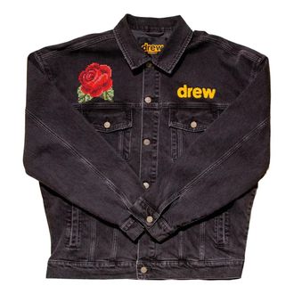 Drew House Hearty Trucker Jacket Medium Black Wash DR-SS21-48