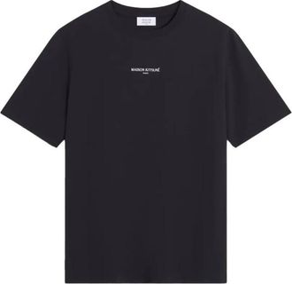 Maison Kitsun&eacute; Black Logo T-Shirt