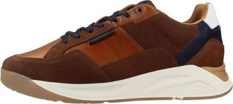 Bullboxer Lage sneaker - Heren - Schoenen - Bruin - Maat: 40 EU Leer