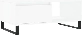 vidaXL Coffee Table White 90x50x36.5 cm Engineered Wood vidaXL