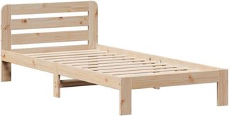vidaXL Estructura De Cama Sin Colch&oacute;n Madera Maciza De Pino 90x200 Cm Vidaxl