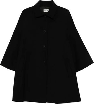 P.A.R.O.S.H. Mantella con bottoni - Nero