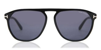 Tom Ford FT0835 JASPER-02 01A Mens Sunglasses Black Size 58