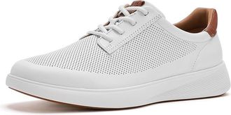 Johnston & Murphy Ackerson Perfed Plain Toe Mens Shoes White Full Grain : 10.5 M (D), Leather