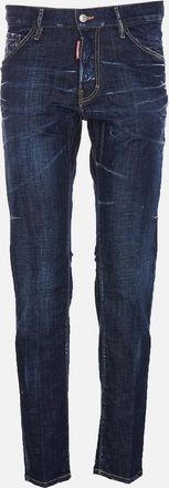 Dsquared2 Mens Dsquared2 Dark Navy Blue Clean Wash Cool Guy Jeans - Size: 32/38
