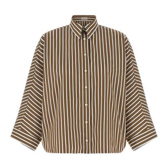 Brunello Cucinelli Mujer, Blusas y Camisas, Marr&oacute;n, Talla: XS