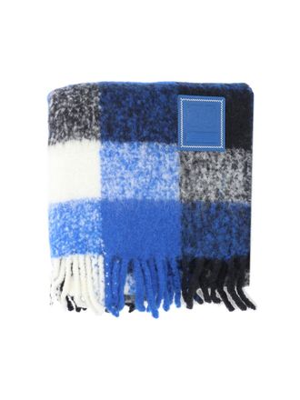 Ader Error Mens Scarfs Blue Wool