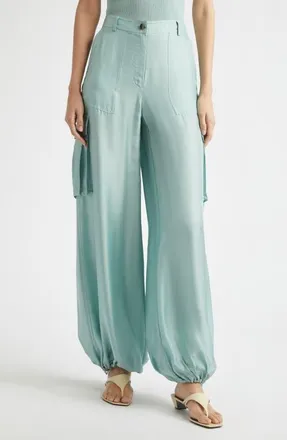 Toccin James Wide Leg Cargo Pants in Seabreeze at Nordstrom, Size 00