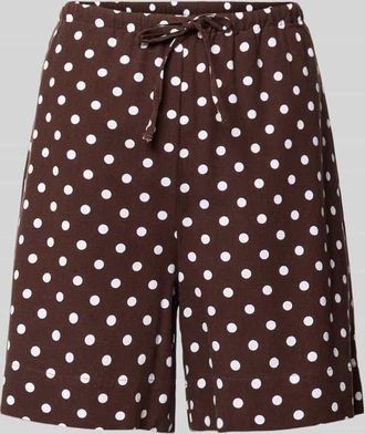 Freequent Shorts mit Leinen-Anteil Modell Lavisco in Dunkelbraun, Gr&ouml;&szlig;e XXL