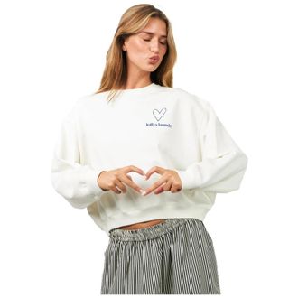 Lollys Laundry Sweatshirts - Dames - Sweatshirts - Wit - XL - Hoodies & sweatvesten
