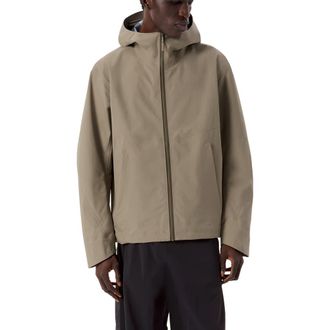 Veilance Arris Gore-Tex Waterproof Hooded Jacket in Beige at Nordstrom, Size X-Large