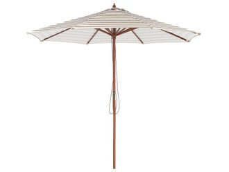 Beliani Sombrilla de jard&iacute;n 260 cm beige