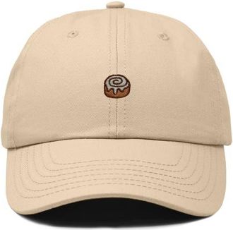 Dalix Cinnamon Roll Dad Cap in Khaki at Nordstrom