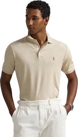 Polo Ralph Lauren Classic Fit Soft Cotton Polo Shirt Mens Clothing Expedition Dune Heather : 2XL