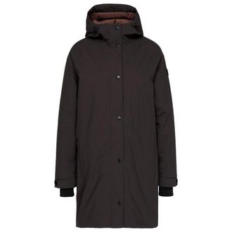 Stoic Mountainwool MMXX UppsalaSt. Oversized Coat Mantel f&uuml;r Damen | schwarz