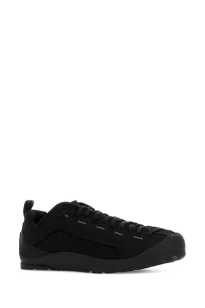 Keen Womens Black Canvas Jasper Sneakers Blackblack