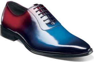 Stacy Adams Shaffer Plain Toe Oxford in Navy Multi at Nordstrom, Size 10.5