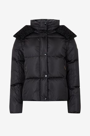 Moncler Kurze Steppjacke mit Stehkragen aus technischem Gewebe Castelnou