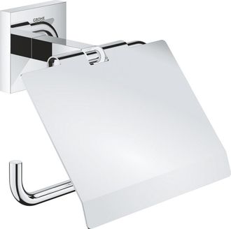 GROHE Quickfix - Start Cube - Dispensador De Papel De Pared - Acabado Cromado 41102000 (atornillado O Encolado)