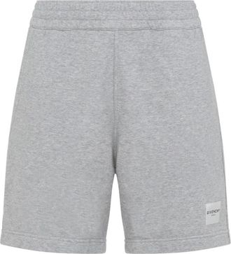Givenchy Light Grey Logo Bermuda Shorts