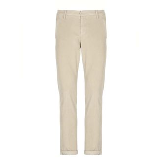 Dondup Heren, Broeken, Beige, Maat: W35 Katoen