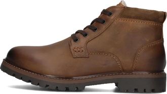 Mazzeltov Elegante Cognac Herenlaarzen - Heren - Veterlaarzen - Bruin - 42 EU - Schoenen