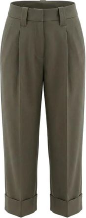 Brunello Cucinelli Mujer, Pantalones, Verde, Talla: M