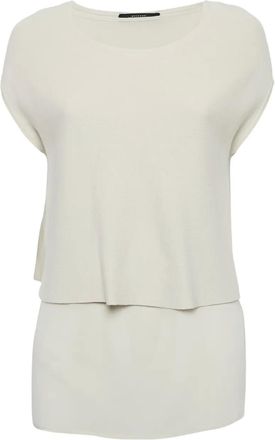 Max Mara pre-owned layered top - Neutrals