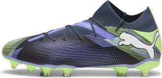 Puma Mens FUTURE 7 PRO FG/AG Football Boots - Grey Lace - Size UK 6.5