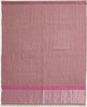 Kashmir Loom Stria Diamond Weave Cashmere Stole