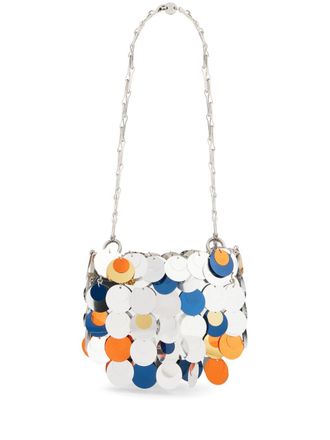 Paco Rabanne Borsa mini Sparkle Nano - Argento