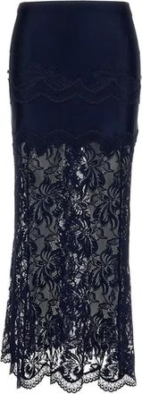 Paco Rabanne Maxi Skirts - Dames - Maxi Rokken - Blauw - 2XS - Rokken