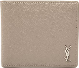 Saint Laurent Pre-owned Saint Laurent Grained Leather Tiny Cassandre Bifold Wallet Ladies D06S3FSX699SU9KU