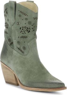 FLY London Walu Western Boot in Smog Suede at Nordstrom Rack, Size 10-10.5Us / 41Eu