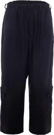 Yohji Yamamoto Wide-leg Pants with Adjustable Length and Customizable Waistband
