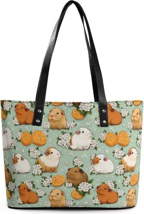Generic Capybara Guinea Pigs Tote Bags for Women Cute Shoulder Purses Handbags