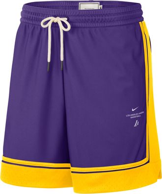Nike Mens Los Angeles Lakers Standard Issue 6 NBA Shorts in Purple | IQ1759-504