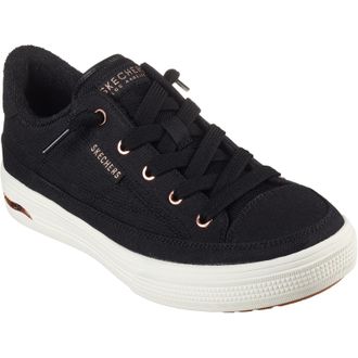 Skechers Womens Arch Fit Arcade - Meet Ya There Trainers - Black Cotton - Size UK 4