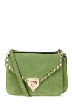 Valentino Garavani Rockstud Shoulder Bag - Green